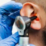 A Patient Having Ear Examination